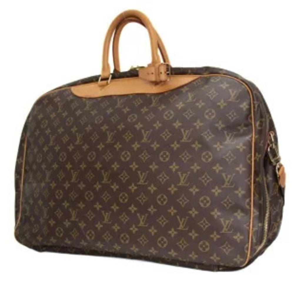 Louis Vuitton Alize Boston Bag Boche Travel de Monogram Brown